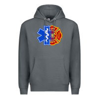 Rock emt firefighter ems fire first responder premium Premium Hoodie - linhVisuals