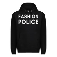 Black fashion police premium Premium Hoodie - linhVisuals