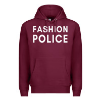 Burgundy fashion police premium Premium Hoodie - linhVisuals