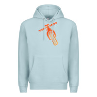 Blue Mist fat bike mountain biking Premium Hoodie - linhVisuals