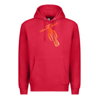 Cardinal fat bike mountain biking Premium Hoodie - linhVisuals