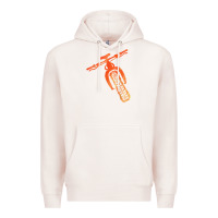 Pale Pink fat bike mountain biking Premium Hoodie - linhVisuals