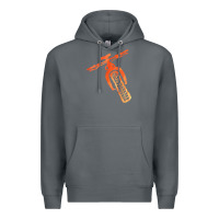 Rock fat bike mountain biking Premium Hoodie - linhVisuals