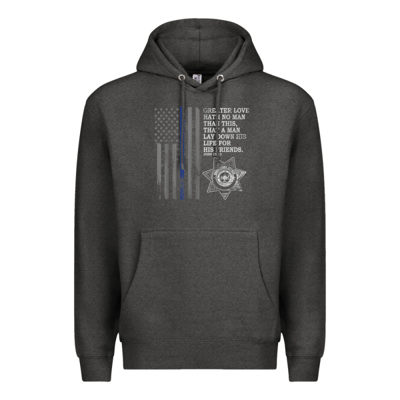 Police In America Correctional Officer Prayer Premium Hoodie by linhVisuals | Teevron