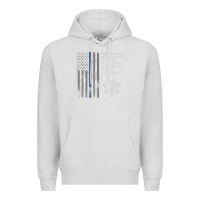 Dove Grey police in america correctional officer prayer Premium Hoodie - linhVisuals
