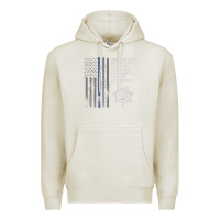 Oatmeal Heather police in america correctional officer prayer Premium Hoodie - linhVisuals