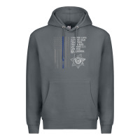Rock police in america correctional officer prayer Premium Hoodie - linhVisuals
