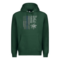 Sports Green police in america correctional officer prayer Premium Hoodie - linhVisuals