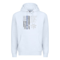 White police in america correctional officer prayer Premium Hoodie - linhVisuals
