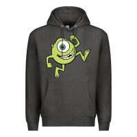 Charcoal Heather mike wazowski Premium Hoodie - linhVisuals