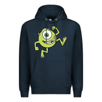 Navy mike wazowski Premium Hoodie - linhVisuals