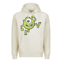 Oatmeal Heather mike wazowski Premium Hoodie - linhVisuals