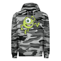 Slate Camo mike wazowski Premium Hoodie - linhVisuals