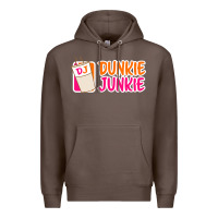Coffee donut coffee lover dunkie junkie Premium Hoodie - linhVisuals