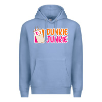 Colony Blue donut coffee lover dunkie junkie Premium Hoodie - linhVisuals