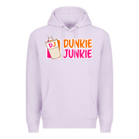 Lilac donut coffee lover dunkie junkie Premium Hoodie - linhVisuals