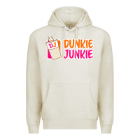 Oatmeal Heather donut coffee lover dunkie junkie Premium Hoodie - linhVisuals