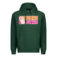 Sports Green donut coffee lover dunkie junkie Premium Hoodie - linhVisuals