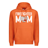 Carrot female firefighter mom thin red line flag firefighting premium Premium Hoodie - linhVisuals