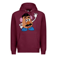 Burgundy mr potato Premium Hoodie - linhVisuals