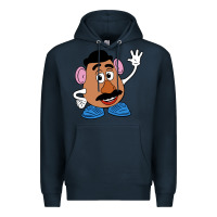 Navy mr potato Premium Hoodie - linhVisuals