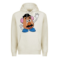 Oatmeal Heather mr potato Premium Hoodie - linhVisuals