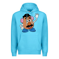 Ocean Blue mr potato Premium Hoodie - linhVisuals