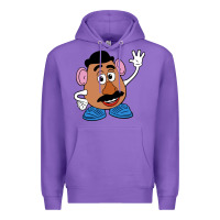 Purple mr potato Premium Hoodie - linhVisuals