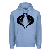 Colony Blue Gi Joe Cobra Vintage Premium Hoodie - linhVisuals