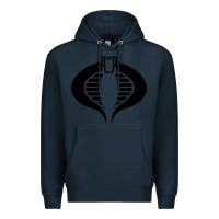Navy Gi Joe Cobra Vintage Premium Hoodie - linhVisuals