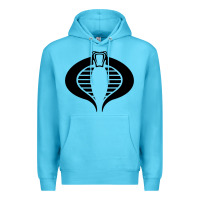 Ocean Blue Gi Joe Cobra Vintage Premium Hoodie - linhVisuals