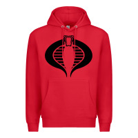 Red Gi Joe Cobra Vintage Premium Hoodie - linhVisuals