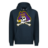 Navy East Carolina Pirates Premium Hoodie - linhVisuals