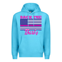 Ocean Blue NICKI BACK THE BARBZ Premium Hoodie - linhVisuals