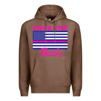 Chestnut NICKI BACK THE BARBZ Premium Hoodie - linhVisuals