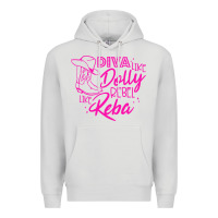 Dove Grey Reba Mcentire Diva Like Dolly Rebel Like Reba Premium Hoodie - linhVisuals
