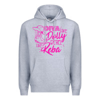Heather Grey Reba Mcentire Diva Like Dolly Rebel Like Reba Premium Hoodie - linhVisuals