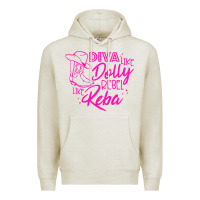 Oatmeal Heather Reba Mcentire Diva Like Dolly Rebel Like Reba Premium Hoodie - linhVisuals