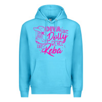 Ocean Blue Reba Mcentire Diva Like Dolly Rebel Like Reba Premium Hoodie - linhVisuals