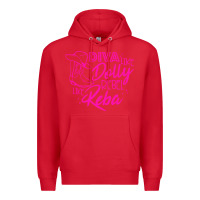 Red Reba Mcentire Diva Like Dolly Rebel Like Reba Premium Hoodie - linhVisuals