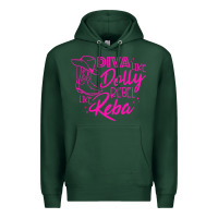 Sports Green Reba Mcentire Diva Like Dolly Rebel Like Reba Premium Hoodie - linhVisuals