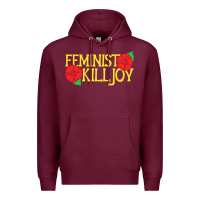 Burgundy feminist killjoy retro women woman Premium Hoodie - linhVisuals