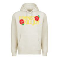 Oatmeal Heather feminist killjoy retro women woman Premium Hoodie - linhVisuals