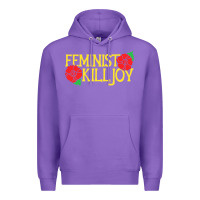 Purple feminist killjoy retro women woman Premium Hoodie - linhVisuals