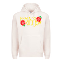 Pale Pink feminist killjoy retro women woman Premium Hoodie - linhVisuals