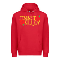 Red feminist killjoy retro women woman Premium Hoodie - linhVisuals
