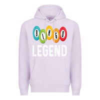 Lilac funny bingo legend bingo balls game Premium Hoodie - linhVisuals