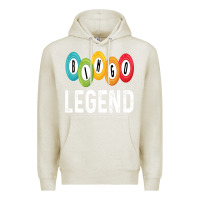 Oatmeal Heather funny bingo legend bingo balls game Premium Hoodie - linhVisuals
