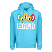 Ocean Blue funny bingo legend bingo balls game Premium Hoodie - linhVisuals