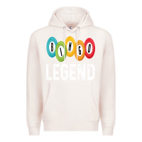 Pale Pink funny bingo legend bingo balls game Premium Hoodie - linhVisuals